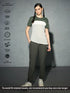 Women Colorblock Slim Fit Round Neck Sports T-shirt with TECHNOCOOL+