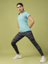 Women Solid Slim Fit Crew Neck T-shirt with TECHNO COOL