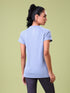 Women Solid Slim Fit Crew Neck T-shirt with TECHNO COOL