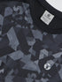 Women Abstract Print Slim Fit Crew Neck T-shirt with TECHNO COOL+