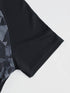 Women Abstract Print Slim Fit Crew Neck T-shirt with TECHNO COOL+