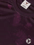 Women Abstract Print Slim Fit Crew Neck T-shirt with TECHNO COOL+