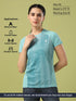 Women Abstract Print Slim Fit Crew Neck T-shirt with TECHNO COOL+