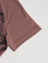 Women Abstract Print Slim Fit Crew Neck T-shirt with TECHNO COOL+