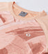 Women Abstract Print Slim Fit Crew Neck T-shirt with TECHNO COOL+