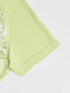 Women Abstract Print Slim Fit Crew Neck T-shirt with TECHNO COOL+