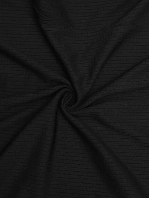 Women Self Design Slim Fit Crew Neck T-shirt with TECHNO COOL+