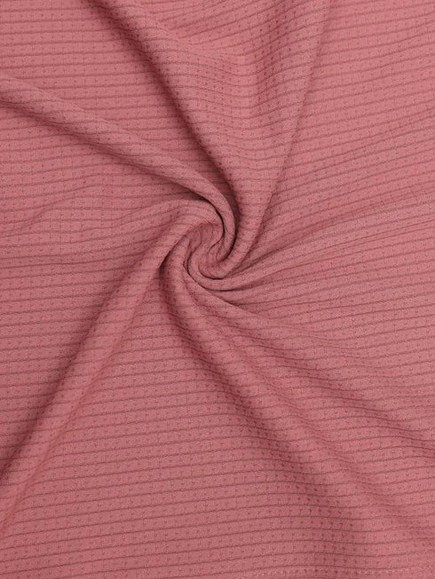 Women Self Design Slim Fit Crew Neck T-shirt with TECHNO COOL+