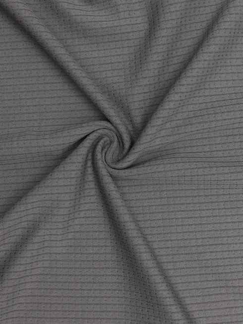 Women Self Design Slim Fit Crew Neck T-shirt with TECHNO COOL+