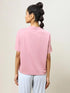 Women Printed Boxy Fit Crew Neck T-shirt with TECHNO COOL+