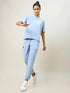Women Printed Boxy Fit Crew Neck T-shirt with TECHNO COOL+