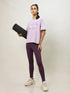 Women Printed Boxy Fit Crew Neck T-shirt with TECHNO COOL+