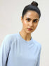 Women Solid Slim Fit Crew Neck T-shirt with TECHNO COOL+
