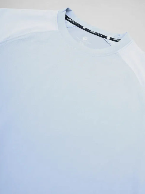 Women Solid Slim Fit Crew Neck T-shirt with TECHNO COOL+