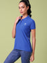 Women Solid Slim Fit Polo T-shirt with MATPIQ