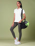 Women Solid Slim Fit Polo T-shirt with MATPIQ