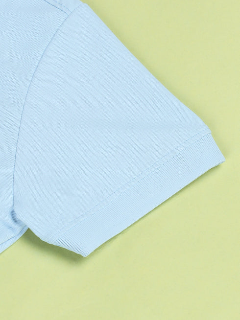 Women Solid Slim Fit Polo T-shirt with MATPIQ