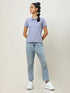 Women Solid Slim Fit Polo T-shirt with MATPIQ