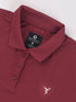 Women Solid Slim Fit Polo T-shirt with MATPIQ