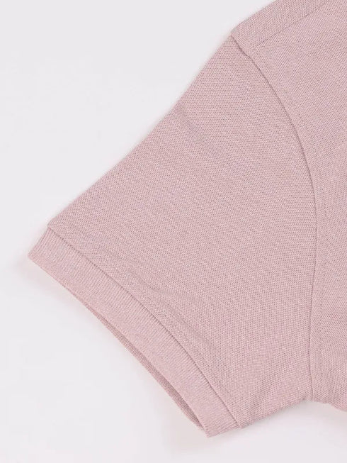 Women Solid Slim Fit Polo T-shirt with MATPIQ