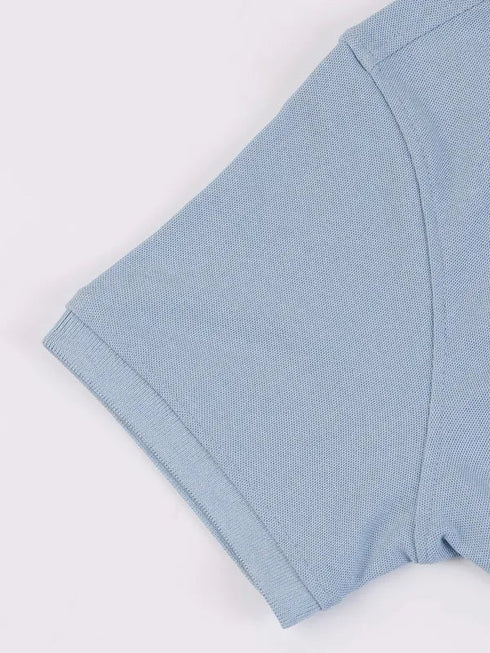 Women Solid Slim Fit Polo T-shirt with MATPIQ