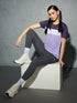 Women Colorblock Slim Fit Round Neck Sports T-shirt with TECHNOCOOL+