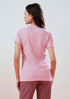 Women Solid Slim Fit Round Neck T-shirt with TECHNO COOL