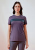 Women Solid Slim Fit Round Neck T-shirt with TECHNO COOL