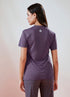Women Solid Slim Fit Round Neck T-shirt with TECHNO COOL