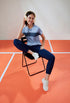 Women Solid Slim Fit Round Neck T-shirt with TECHNO COOL