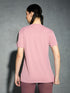 Women Printed Slim Fit Round Neck T-shirt with TECHNOCOOL+