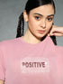 Women Printed Slim Fit Round Neck T-shirt with TECHNOCOOL+