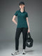 Women Solid Slim Fit Polo T-shirt with MATPIQ