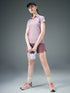 Women Solid Slim Fit Polo T-shirt with MATPIQ