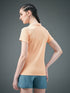 Women Solid Slim Fit Polo T-shirt with MATPIQ