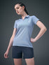 Women Solid Slim Fit Polo T-shirt with MATPIQ