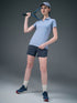 Women Solid Slim Fit Polo T-shirt with MATPIQ