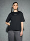 Women Printed Boxy Fit Round Neck T-shirt with COTFLEX