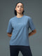 Women Printed Boxy Fit Round Neck T-shirt with COTFLEX