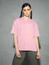 Women Printed Boxy Fit Round Neck T-shirt with COTFLEX