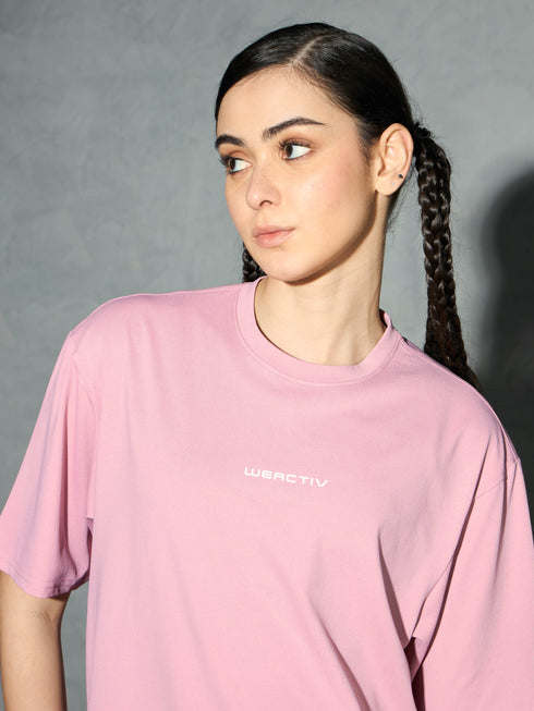 Women Printed Boxy Fit Round Neck T-shirt with COTFLEX