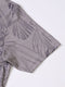 Women Jacquard Boxy Fit Round Neck T-shirt with DOUBLE COOL