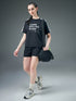 Women Printed Relaxed Fit Round Neck T-shirt with ELASTOPLUS
