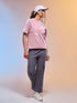 Women Printed Relaxed Fit Round Neck T-shirt with ELASTOPLUS
