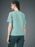 Women Printed Relaxed Fit Round Neck T-shirt with ELASTOPLUS