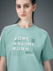 Women Printed Relaxed Fit Round Neck T-shirt with ELASTOPLUS