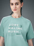 Women Printed Relaxed Fit Round Neck T-shirt with ELASTOPLUS