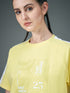 Women Printed Relaxed Fit Round Neck T-shirt with ELASTOPLUS