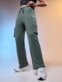Women Solid Straight Fit Cargo Trackpants with TECHNOCOOL+