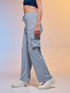 Women Solid Straight Fit Cargo Trackpants with TECHNOCOOL+